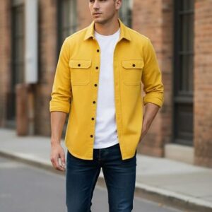 Men’s Stylish Cotton Blend Casual Shirt
